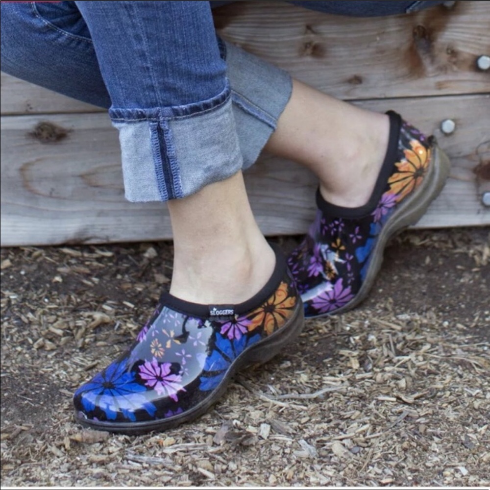 Sloggers Waterproof Floral Rain Shoe